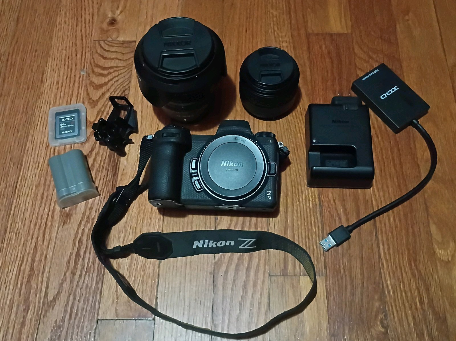 Nikon Z 7II Mirrorless Camera 45.7MP Black with 2 Lens Amazing Condition Bundle Nikon Z 7II Mirrorless Camera 45.7MP Black with 2 Lens Amazing Condition Bundle