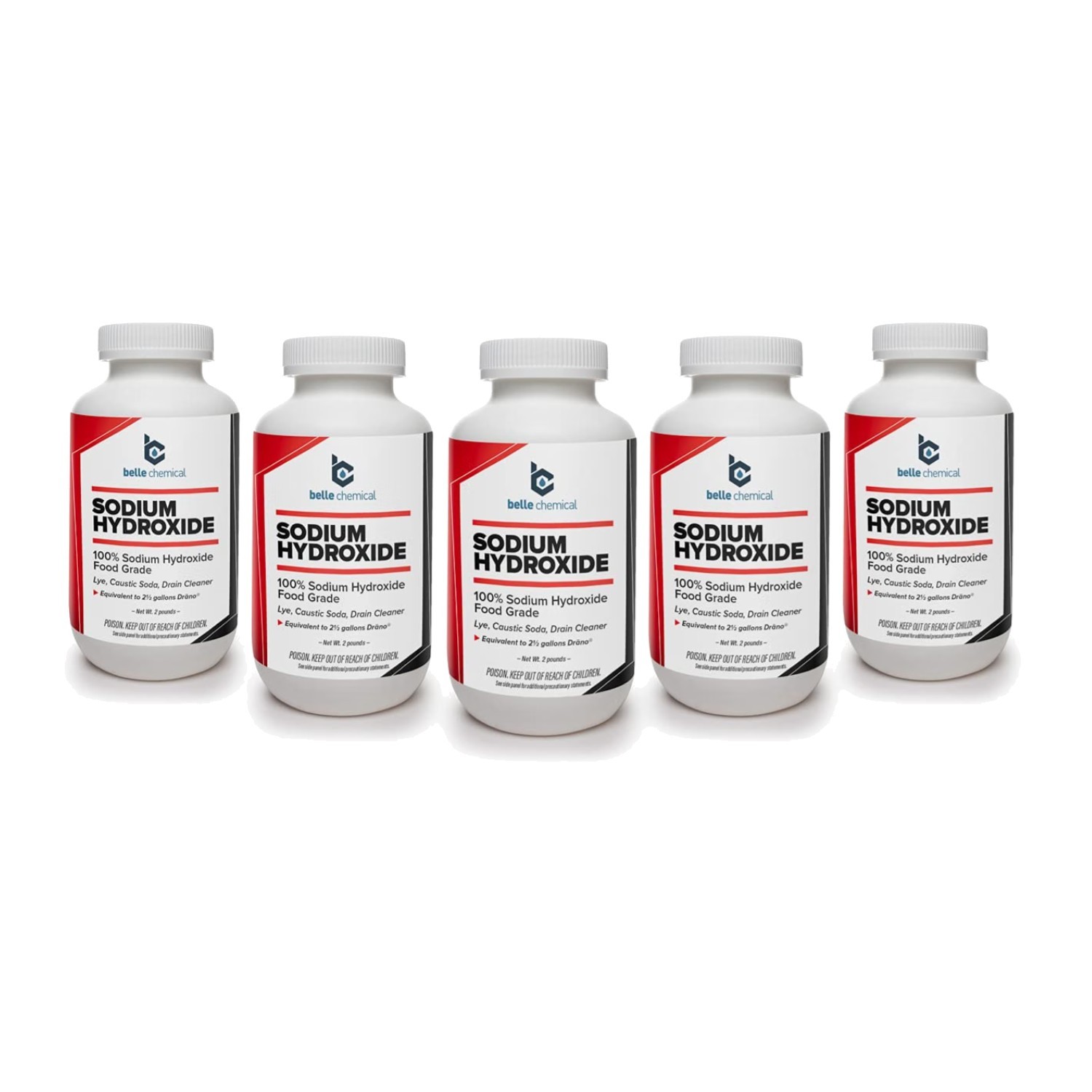 High-Purity Sodium Hydroxide Powder - Food Grade for Soap & Cleaning - 10 lbs
