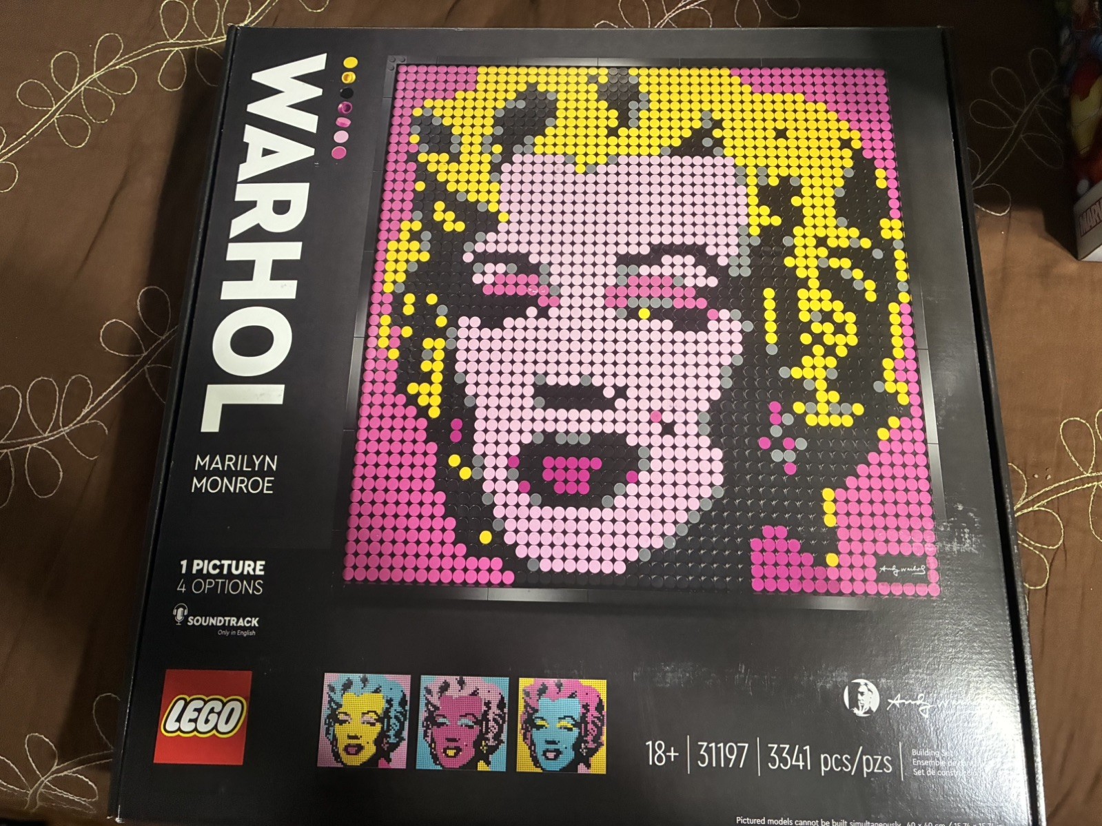 Sealed - LEGO Art Andy Warhol’s Marilyn Monroe Set 31197 3341 pcs Soundtrack