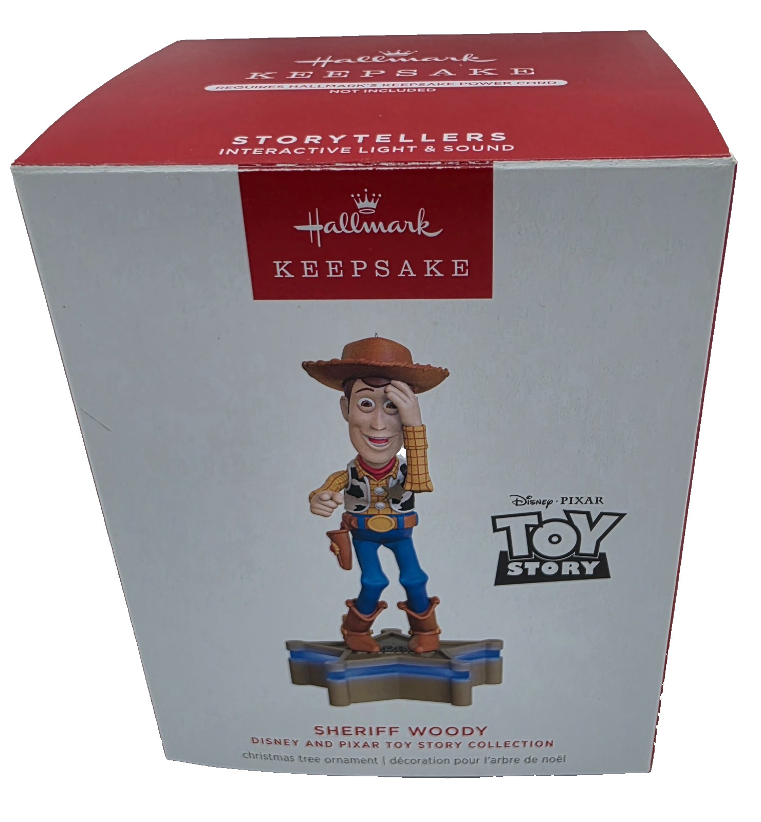 Hallmark Disney Pixar Ornament Woody Toy Story Cowboy Light & Sound 2025 New