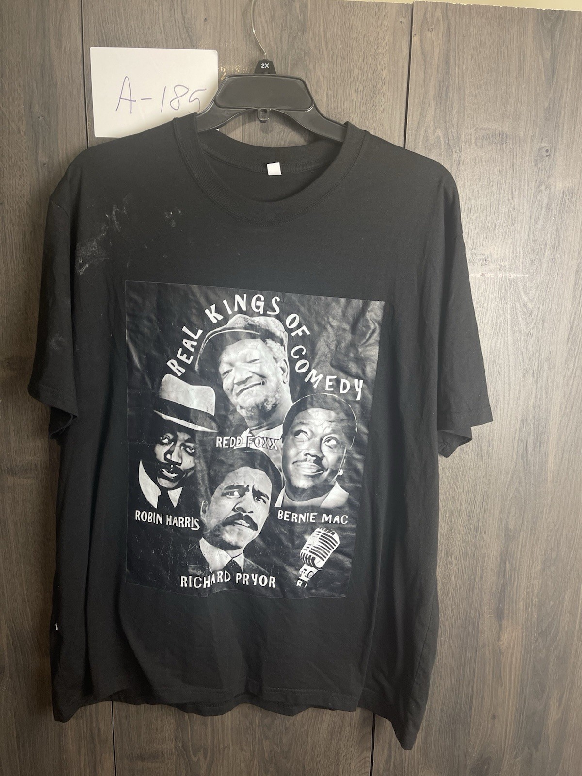 Vintage Y2K The Real Kings Of Comedy Richard Pryor, Redd Foxx Adult 3XL Black Vintage Y2K The Real Kings Of Comedy Richard Pryor, Redd Foxx Adult 3XL Black