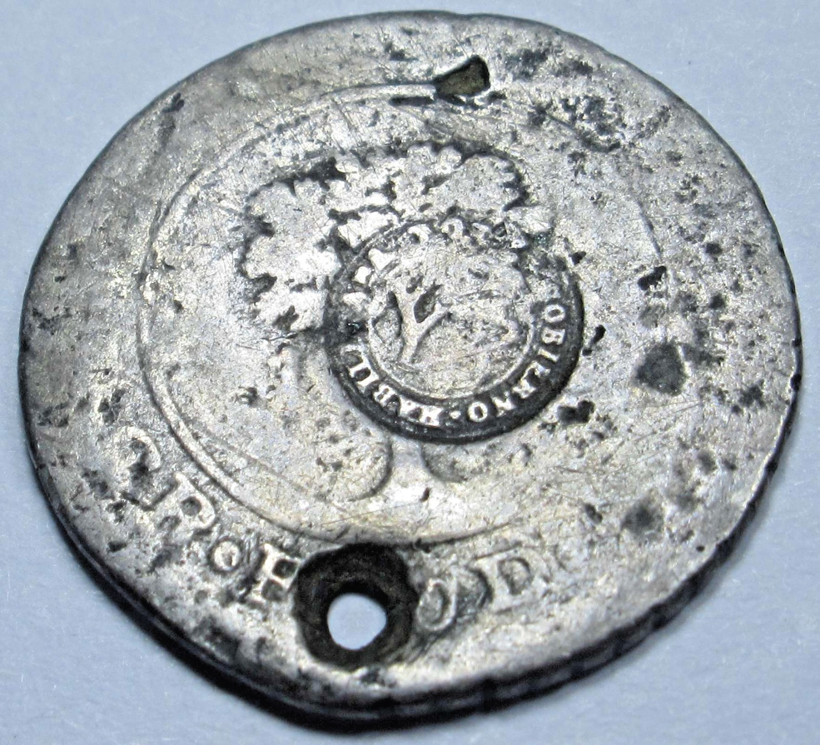 1830s Costa Rica Central American Republic 1/2 Reales Silver Antique 1800's Coin