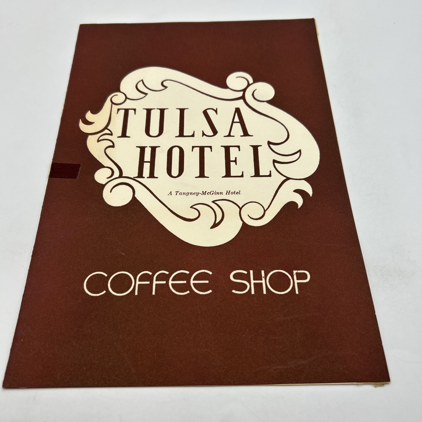 Vintage Menu Tulsa Hotel 1949