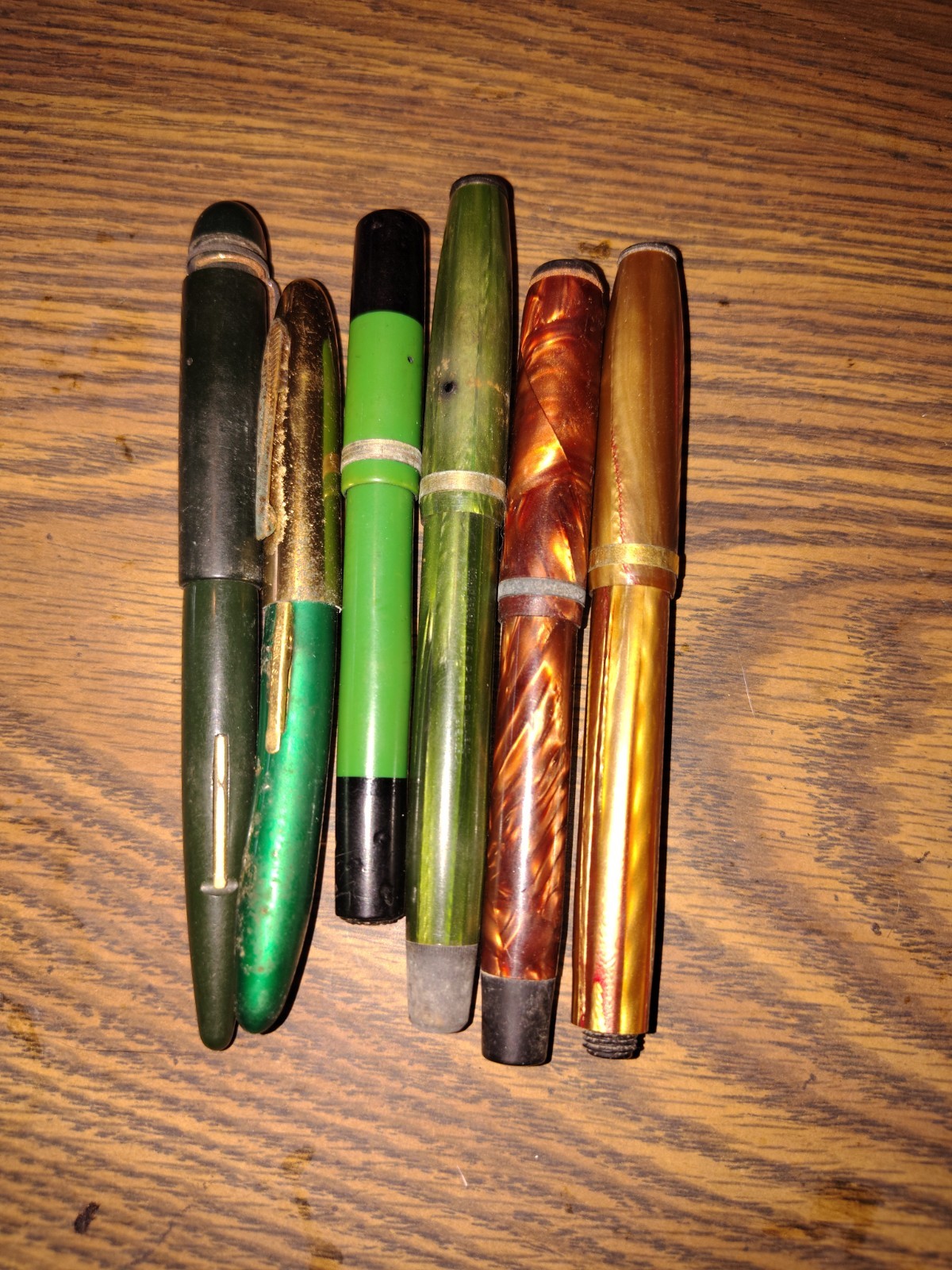 Vtg 30s-50s Fountain Pens Lot of 6 rare pens eversharp,wearever,unbranded,arnold Vtg 30s-50s Fountain Pens Lot of 6 rare pens eversharp,wearever,unbranded,arnold