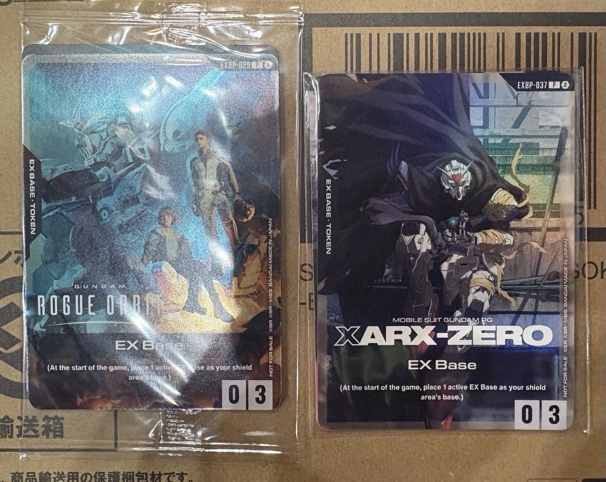 NYCC 2026 EX Base EXBP-037 Gundam SEALED Both 2 Promos ENGLISH Gundam Card Game NYCC 2026 EX Base EXBP-037 Gundam SEALED Both 2 Promos ENGLISH Gundam Card Game