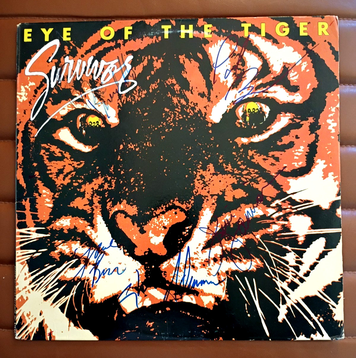 Survivor - Eye Of The Tiger - Autographed Signed Album Jimi Jamison (Read Desc.)