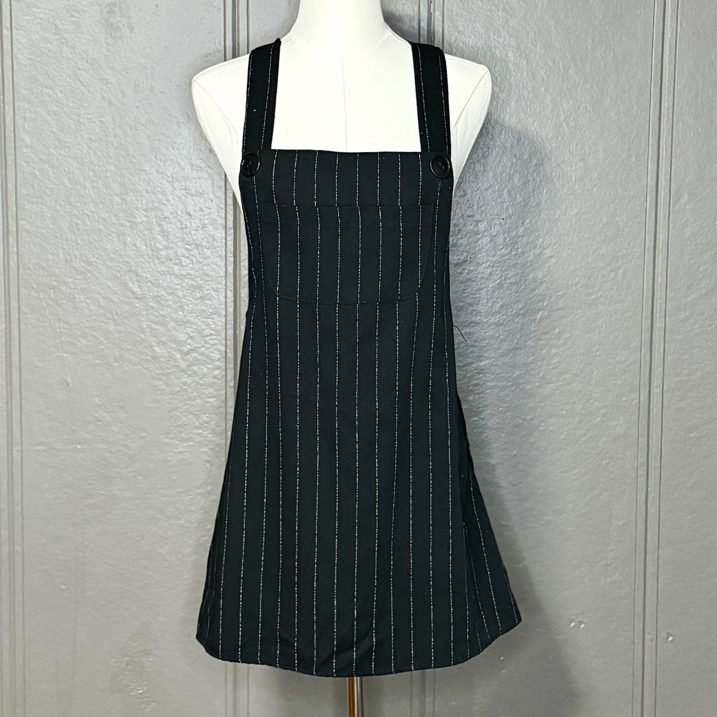 Vintage Joule Energy Pinstripe Jumper Dress Vintage Joule Energy Pinstripe Jumper Dress