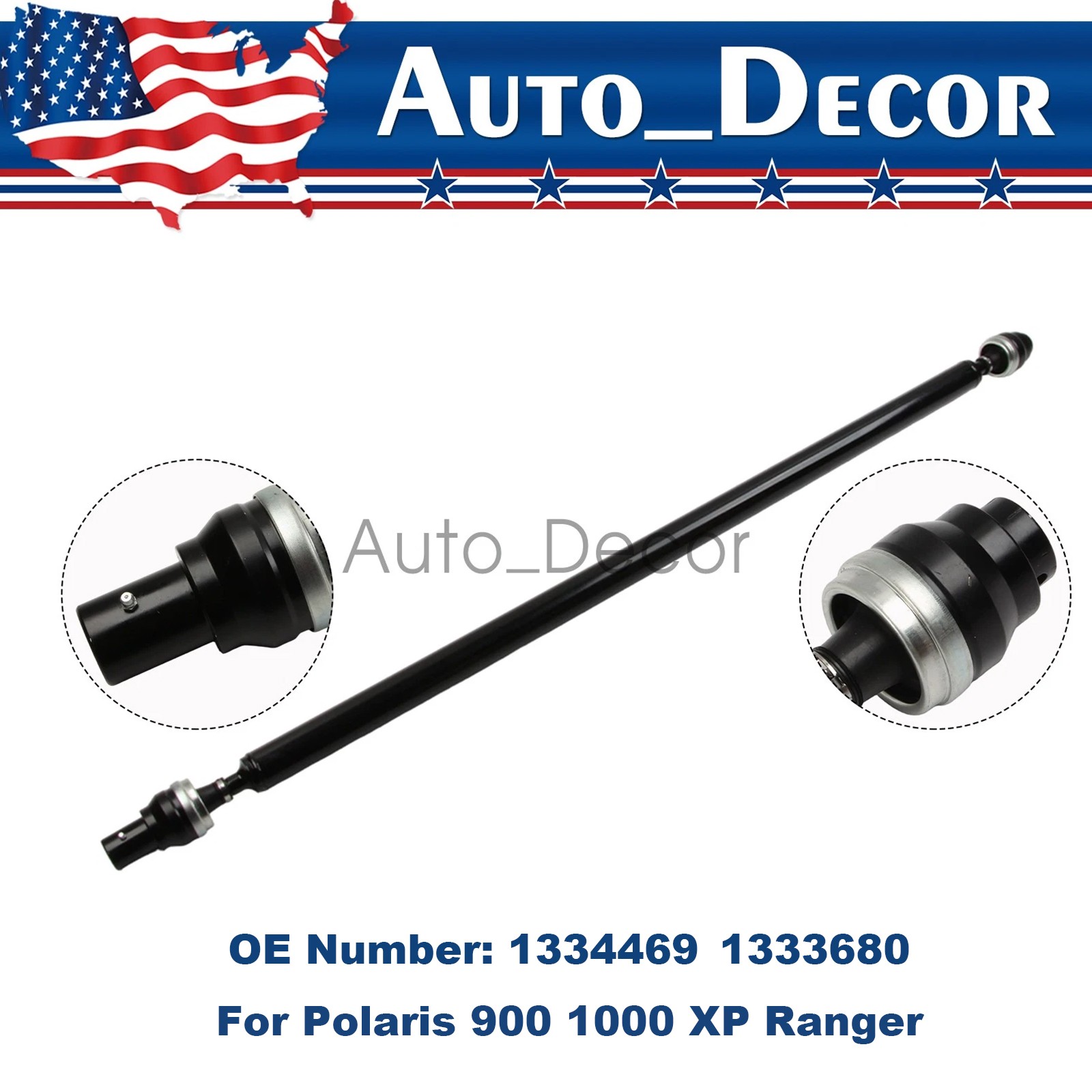 Front Prop Shaft 65in For Polaris Ranger XP 900 1000 General 2017-2020 1334469