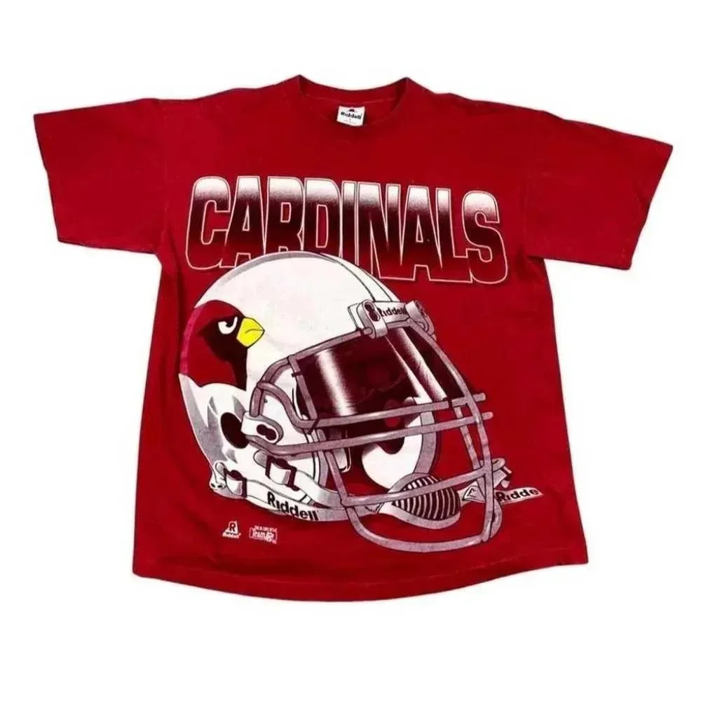 Remake 90s Arizona Cardinals Helmet T-Shirt Retro style S-5XL HN7821