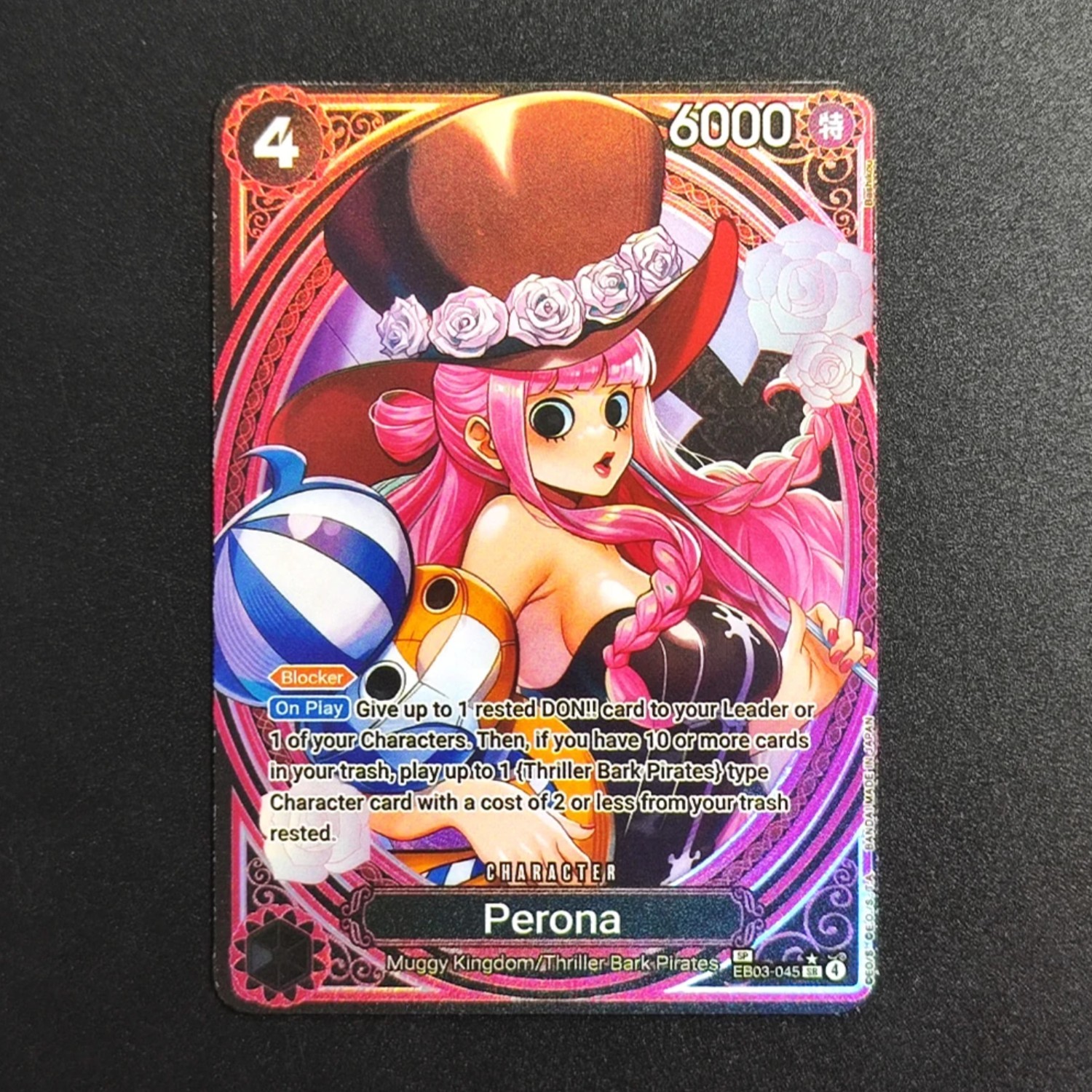 ONE PIECE Heroines Collection Card Perona Card - EB03-045