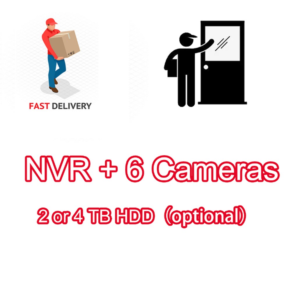 Vikylin 16CH 16POE NVR Kit 5MP  Security IP Camera POE   NDAA Lot