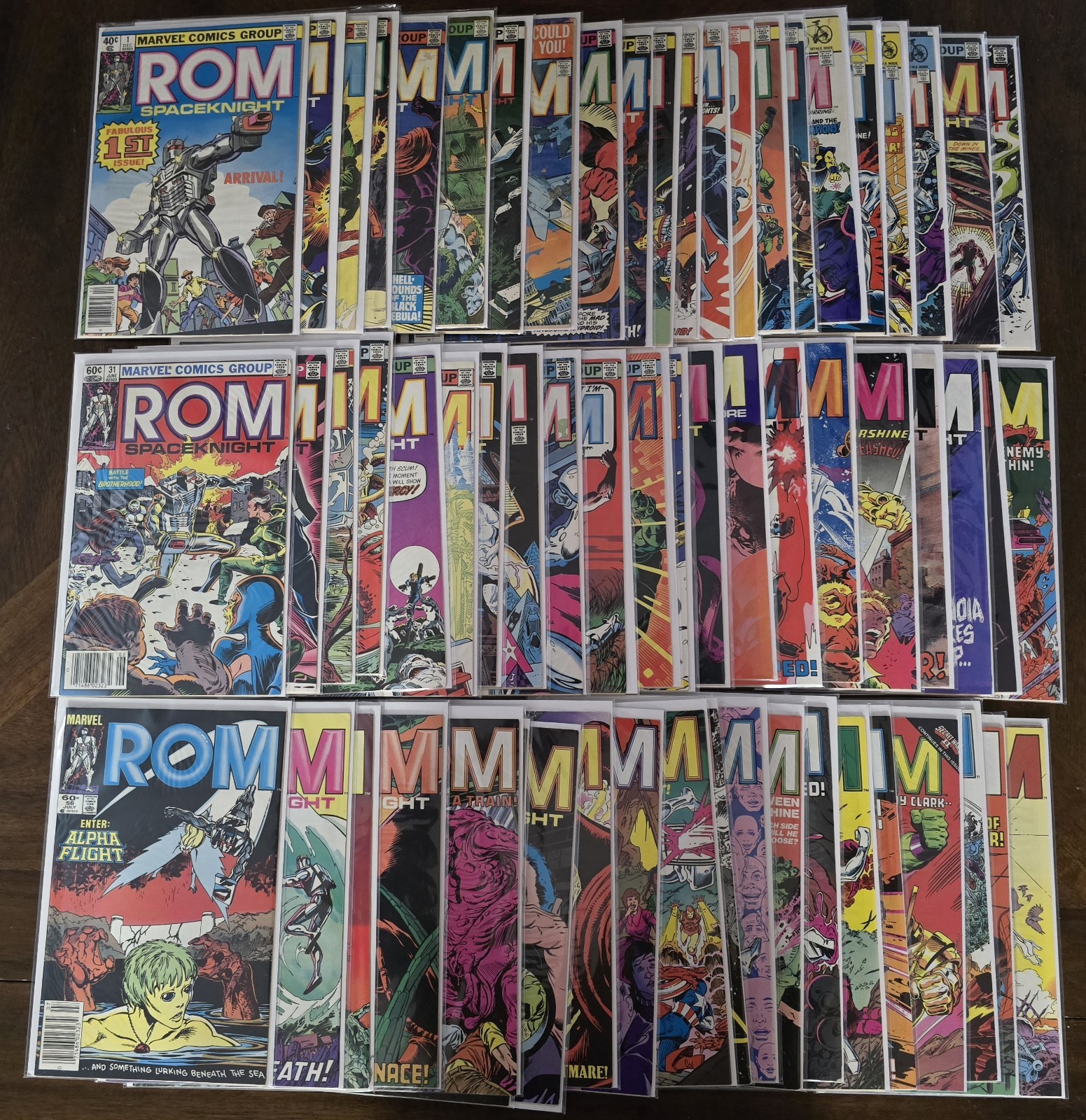 Marvel ROM Spaceknight NEAR Complete Comic Lot Set Missing 13 Issues READ