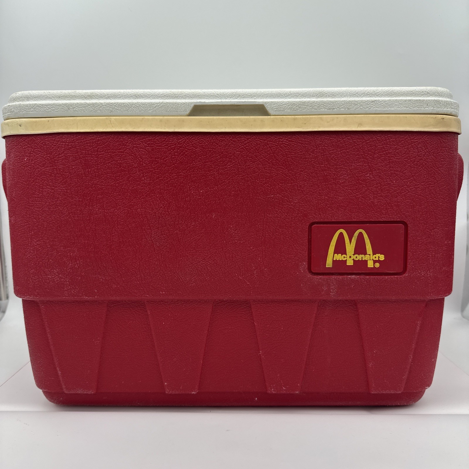 Vintage McDonalds Igloo Cooler 25 QT Red Yellow Golden Arches Ice Chest 80/90s