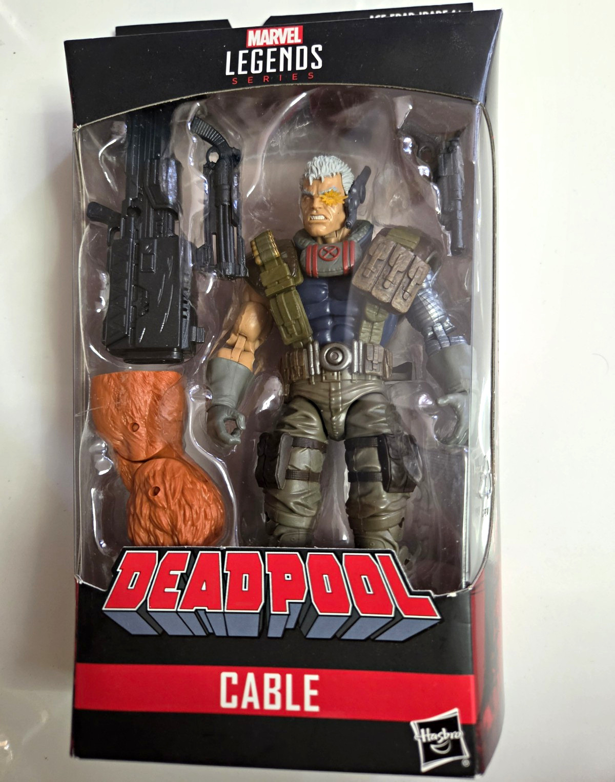 Hasbro Marvel Legends Cable Deadpool Figure w/ Gun Build-A-Figure Hasbro Marvel Legends Cable Deadpool Figure w/ Gun Build-A-Figure