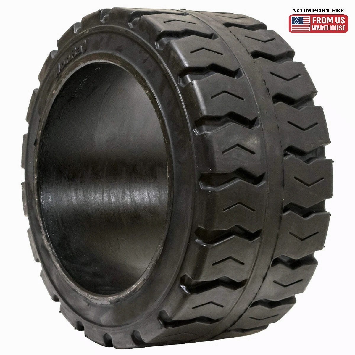 21X8X15 21X8-15 Solid Puncture Proof Press-On Traction Forklift Tire 21815