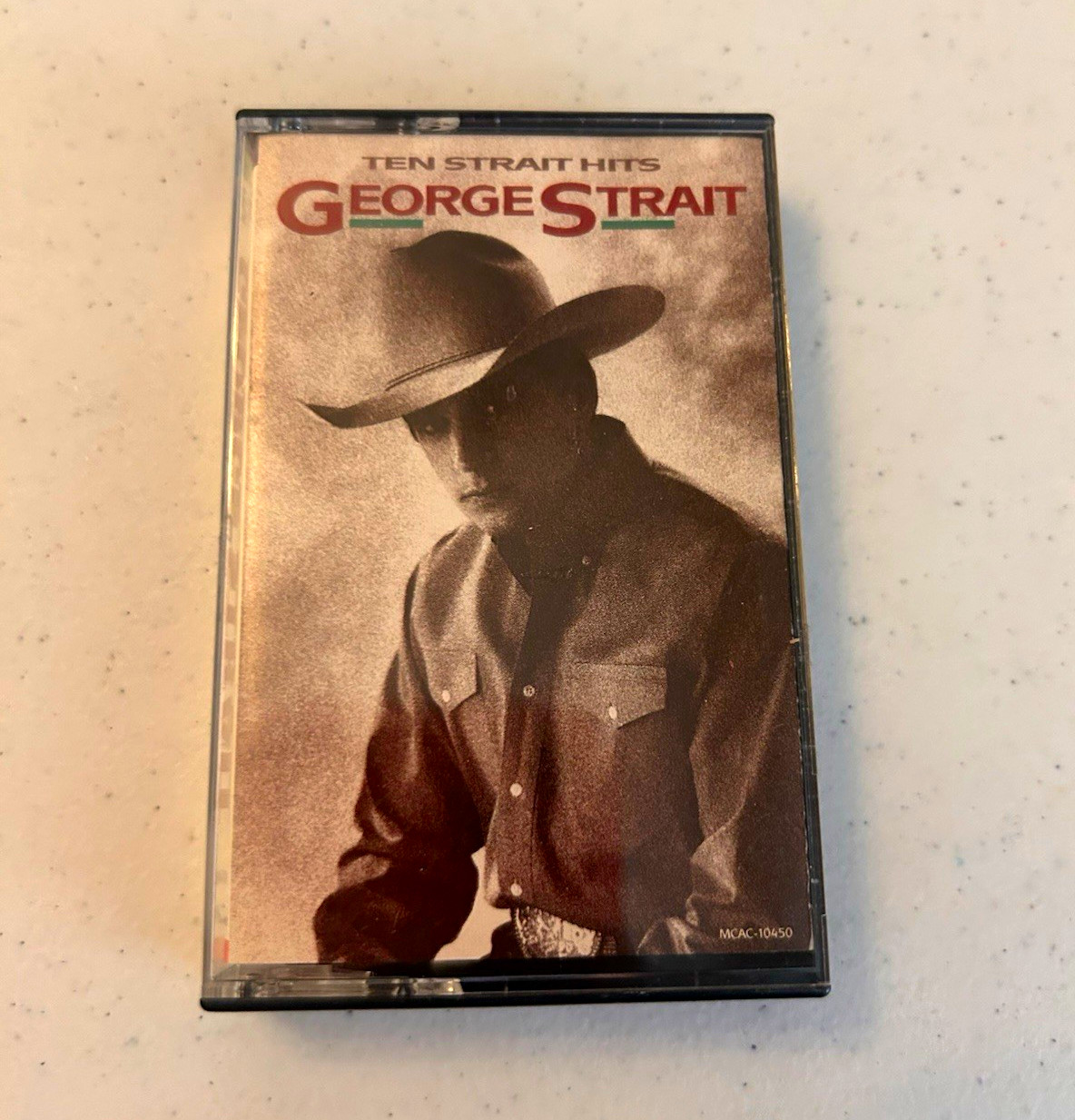 George Strait Ten Strait Hits Cassette Album 1989 Capitol Country MCAC-10450