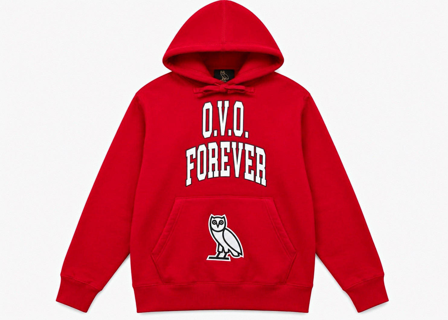 OVO Forever Red Hoodie XL Drake October’s Very Own Owl Made in Canada
