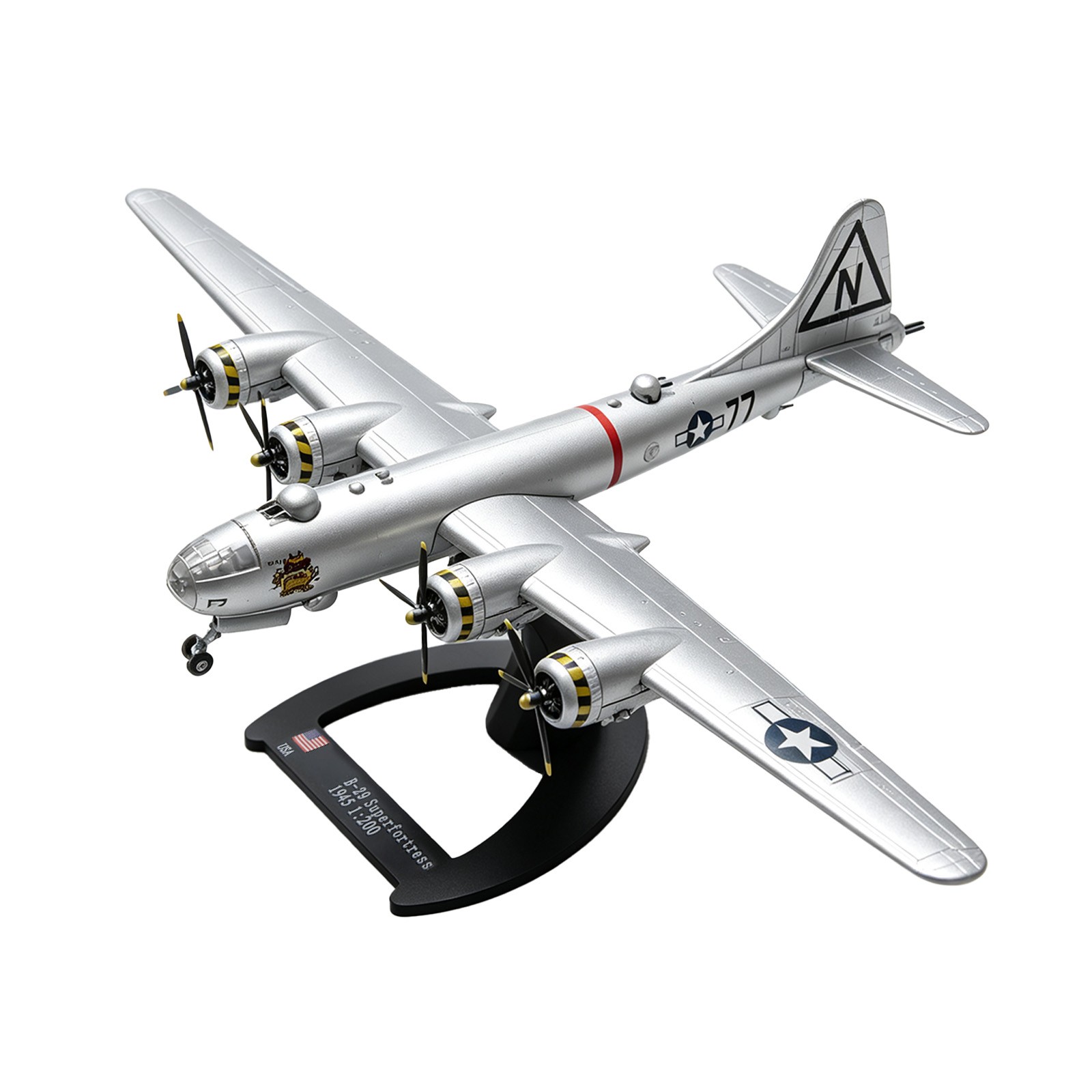 1:200 USAAF Boeing B-29 Superfortress Diecast Bomber Model, Anti-Fade Coating 1:200 USAAF Boeing B-29 Superfortress Diecast Bomber Model, Anti-Fade Coating