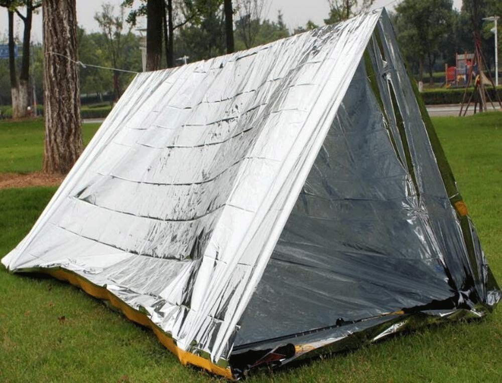 Uncommon Emergency Tent - Survival Folding Camping Rescue Reflective Shelter Bla Uncommon Emergency Tent - Survival Folding Camping Rescue Reflective Shelter Bla
