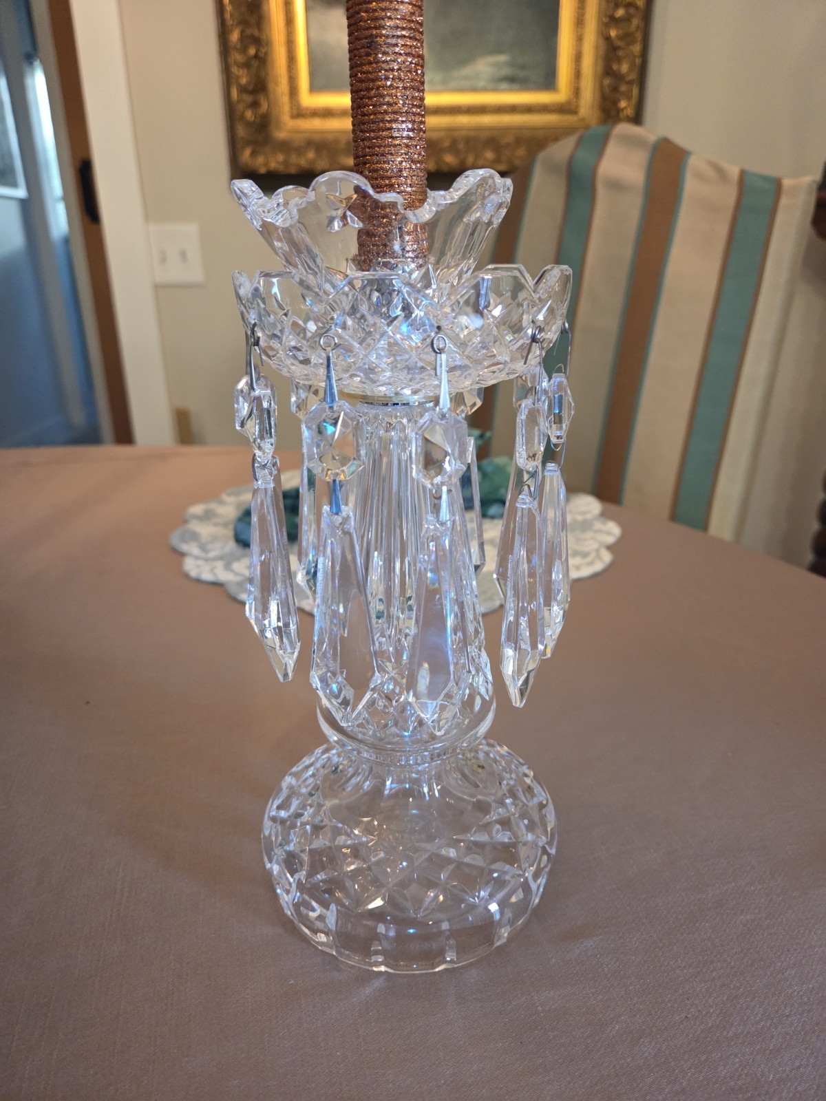 1 Pair Vintage Waterford Crystal Candelabras 10”Tall All Mart Waterford 1 Pair Vintage Waterford Crystal Candelabras 10”Tall All Mart Waterford