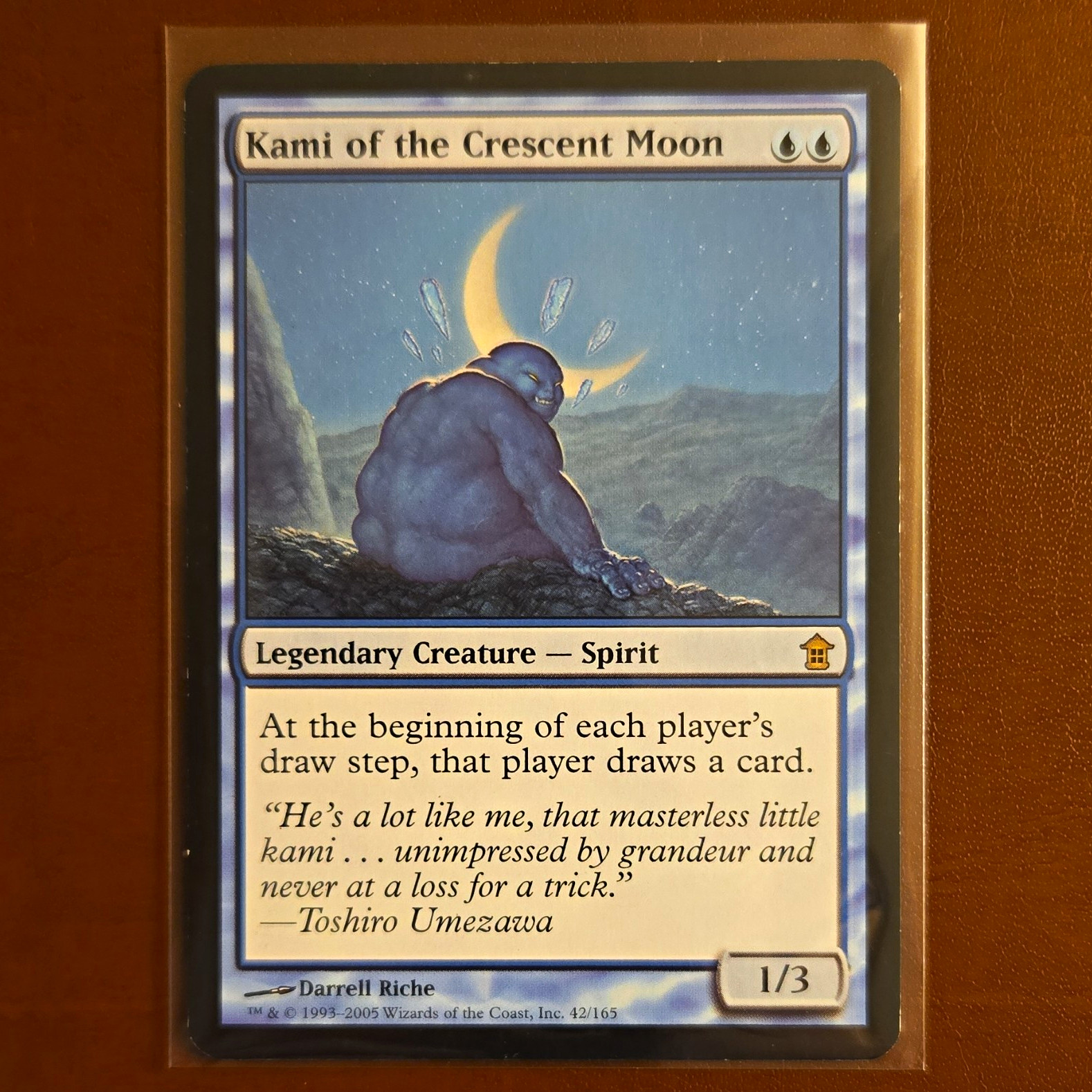 Kami of the Crescent Moon Saviors of Kamigawa Regular Rare LP  MTG 