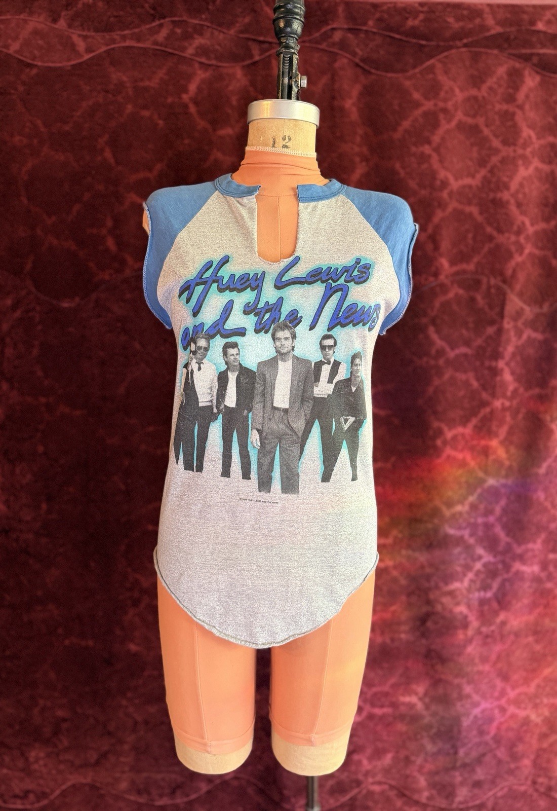 Real Vintage Huey Lewis and the News Sports Tour 84 Sleeveless Shirt ©1983 Real Vintage Huey Lewis and the News Sports Tour 84 Sleeveless Shirt ©1983