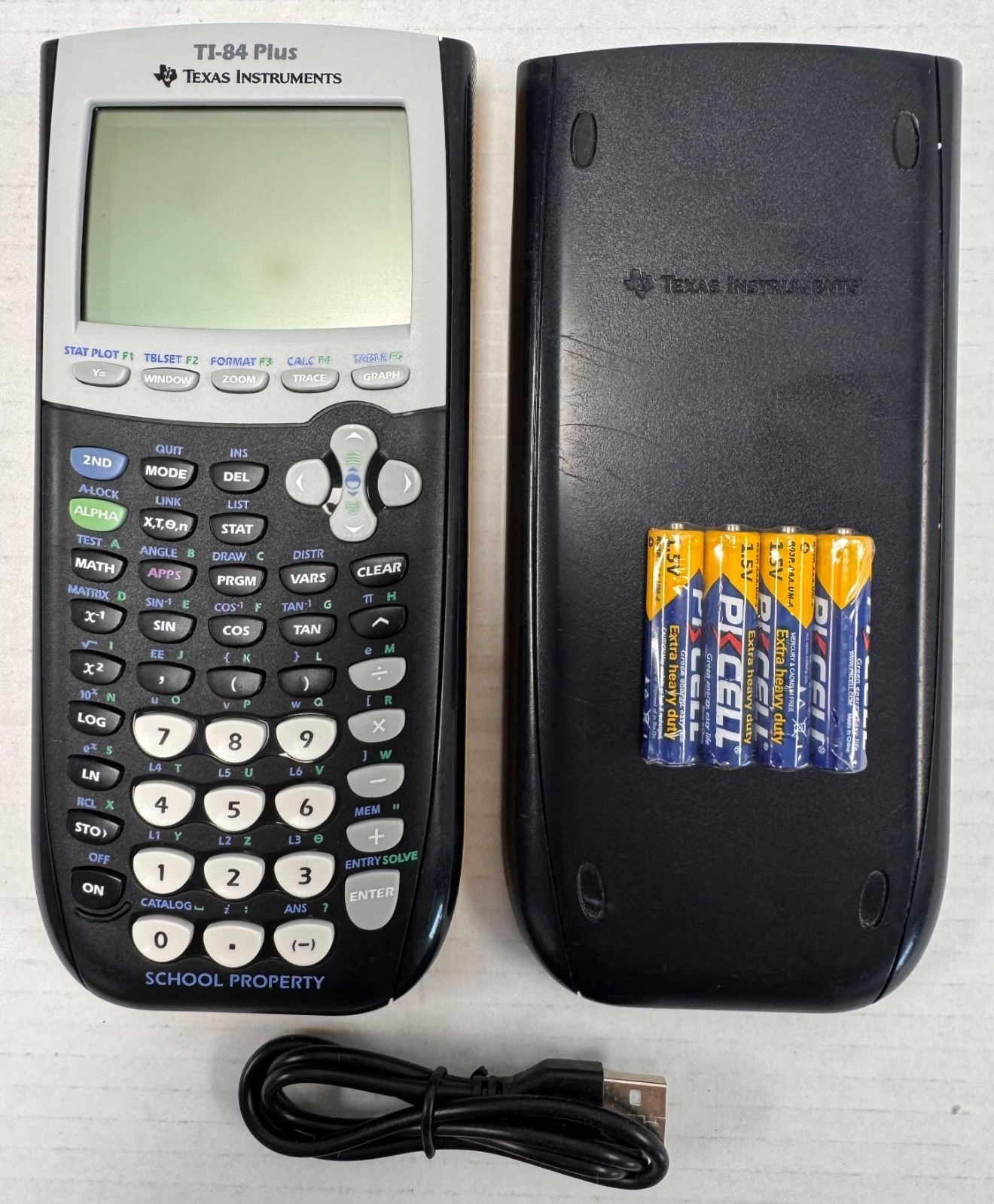 Texas Instruments TI-84 Plus Graphing Calculator Cover Tested Working Texas Instruments TI-84 Plus Graphing Calculator Cover Tested Working