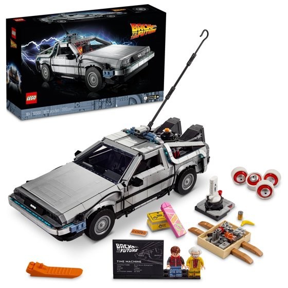 LEGO Icons 10300 – Back to the Future Time Machine – Brand New Sealed