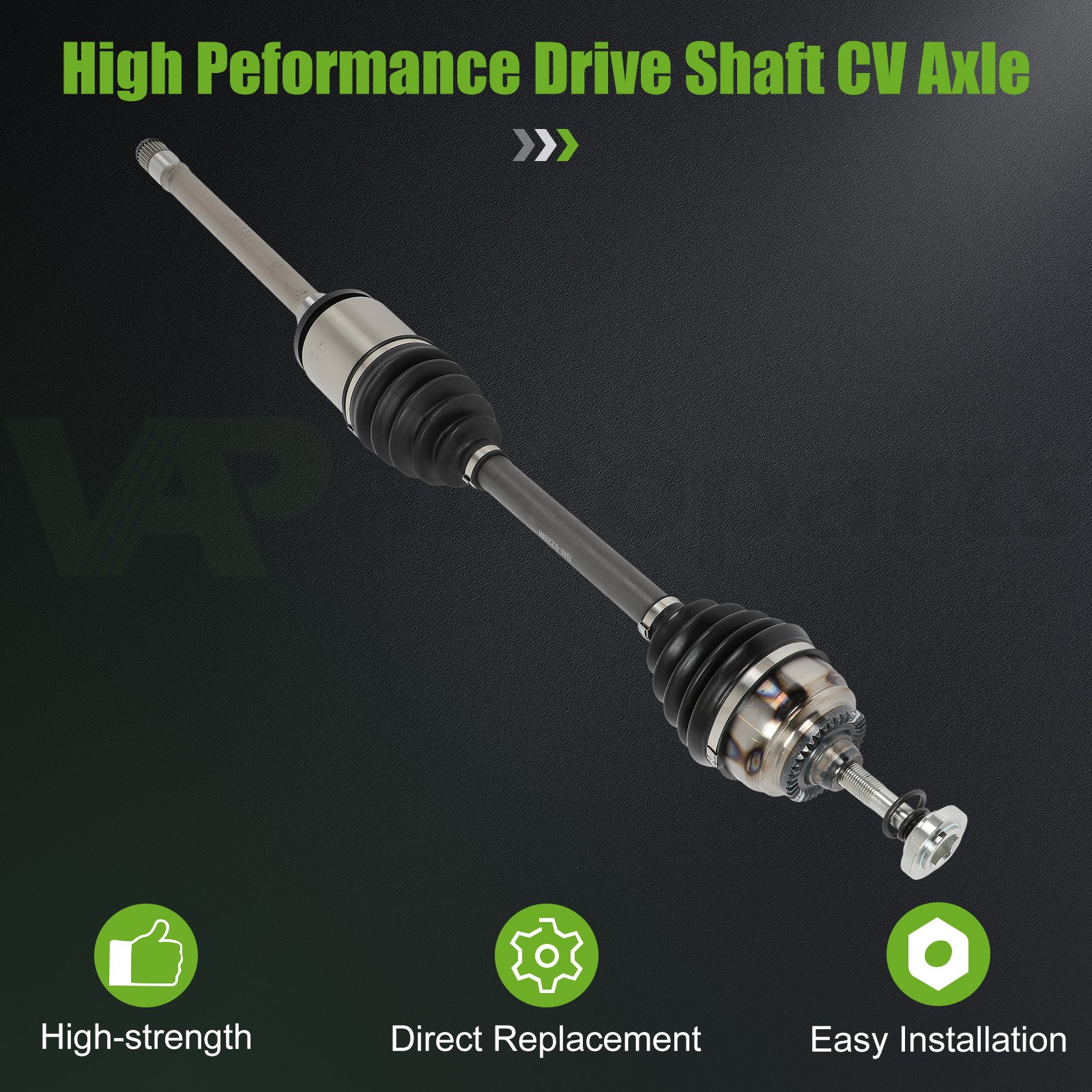 CV Axle Assembly Front Right For 11-17 BMW X3 15-18 BMW X4 Passenger Side