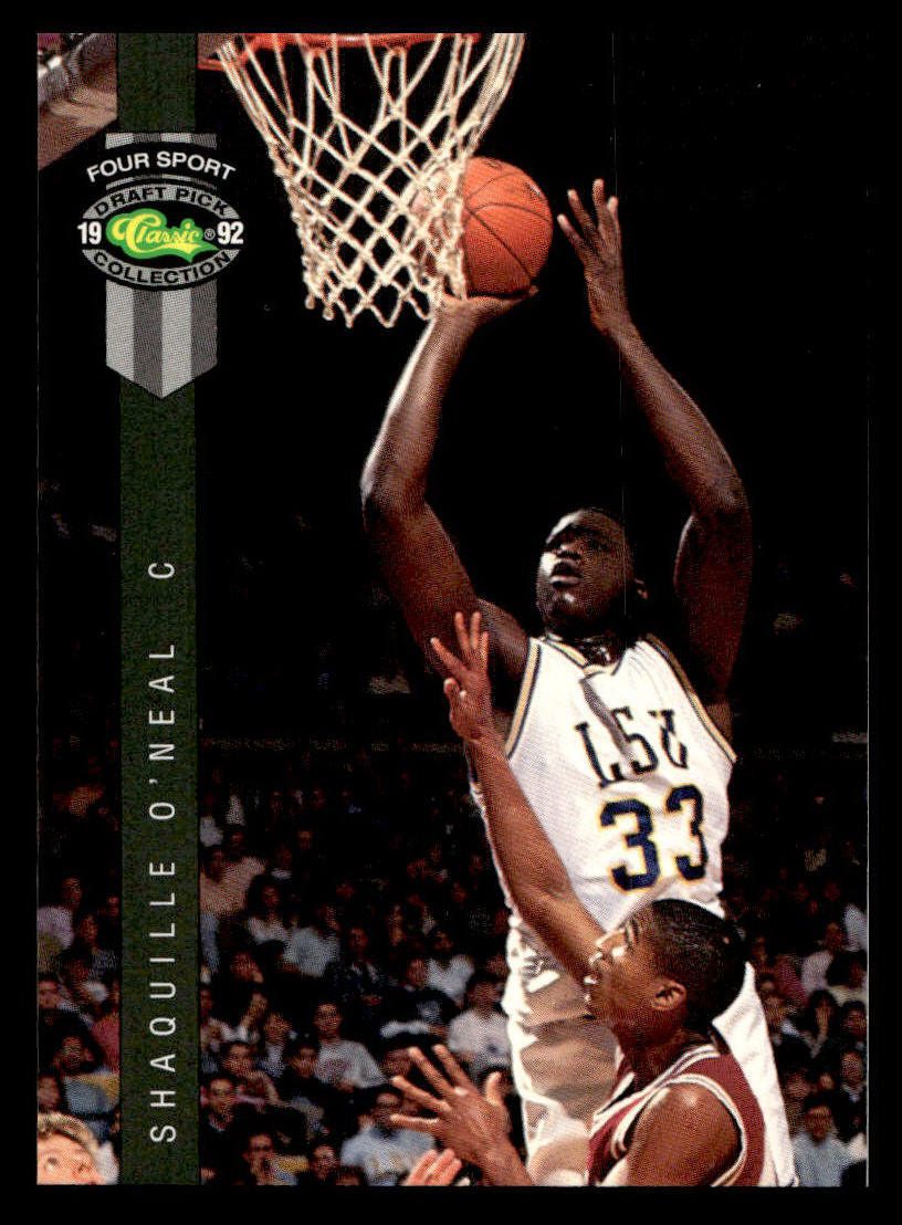 1992 Classic Four Sport #1 Shaquille O'Neal