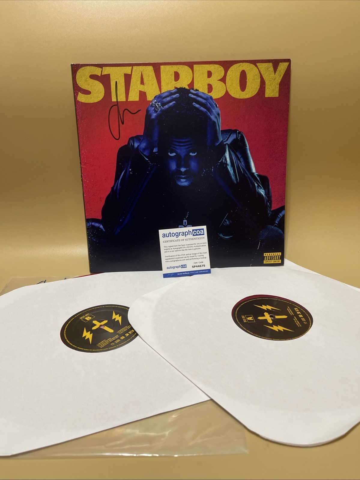 The Weeknd Signed STARBOY Vinyl Z