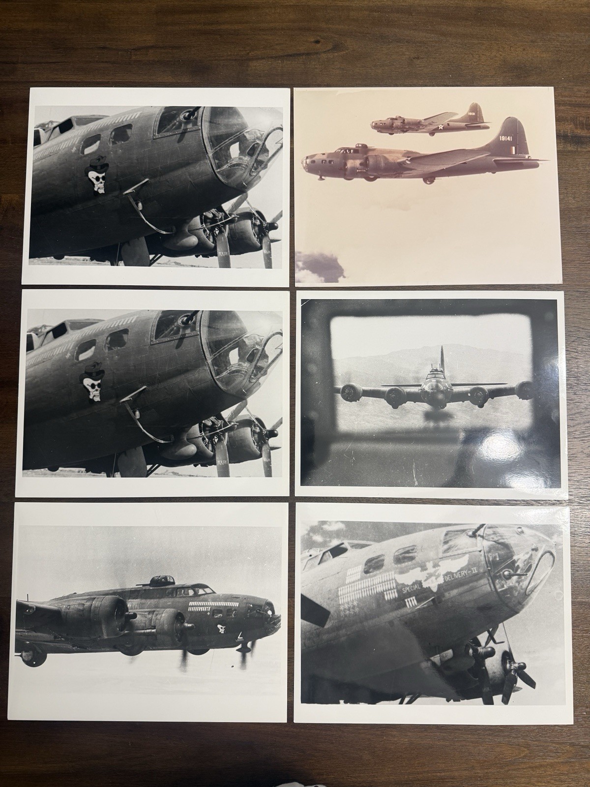 WWII Photo Lot: B-17 from 301 st Bomb Group, Rigor Mortis, Special Delivery II