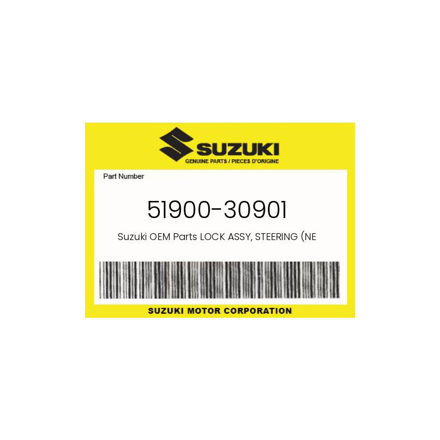 Suzuki Genuine Lock Assy, Steering (Neiman) - 51900-30901