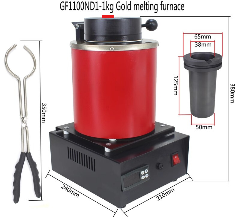 3KG Mini Gold Melting Furnace,mini Smelting Melting Stove,brass Melter Oven
