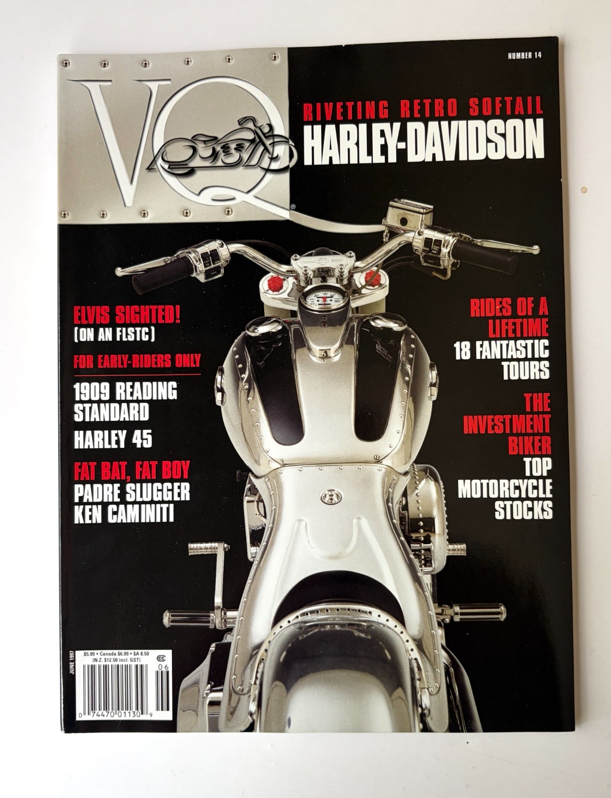 Vintage Harley-Davidson Riveting Retro Softail Magazine No. 14 June 1997