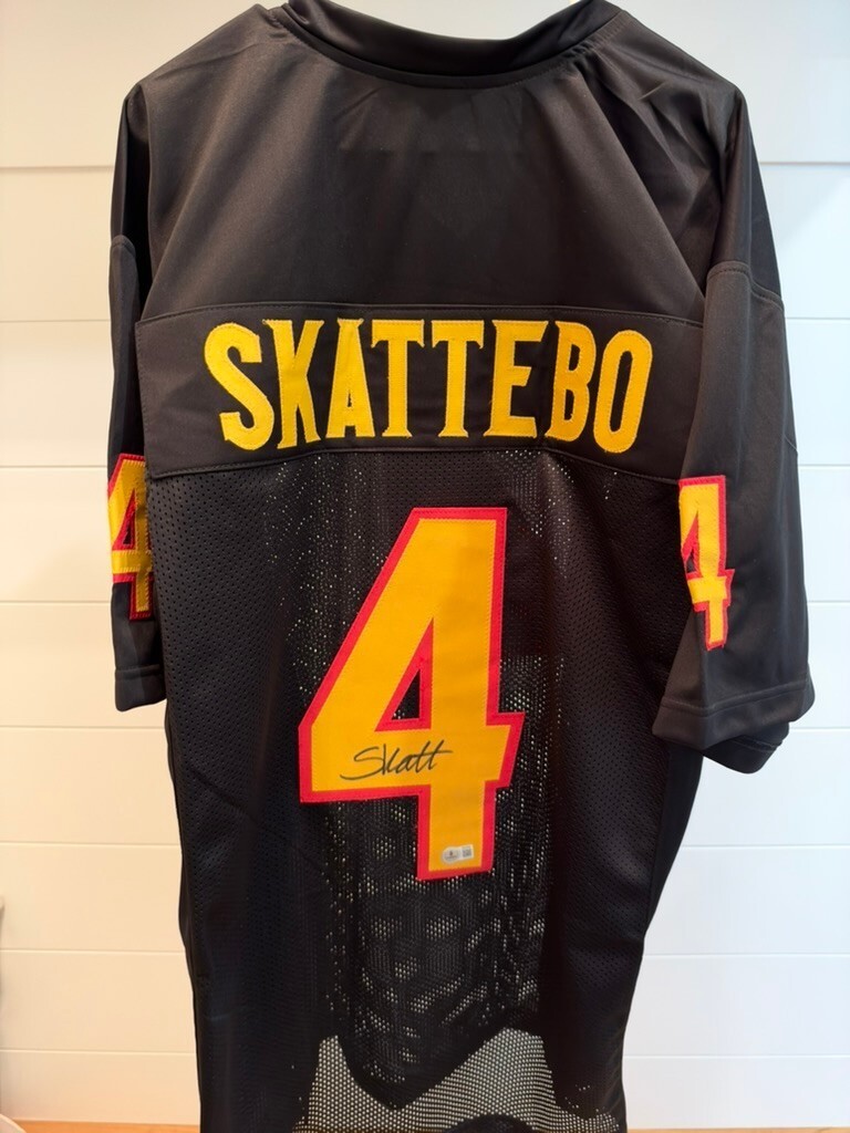 Cam Skattebo Signed Arizona State ASU #4 Black Custom Jersey Beckett BAS Cam Skattebo Signed Arizona State ASU #4 Black Custom Jersey Beckett BAS