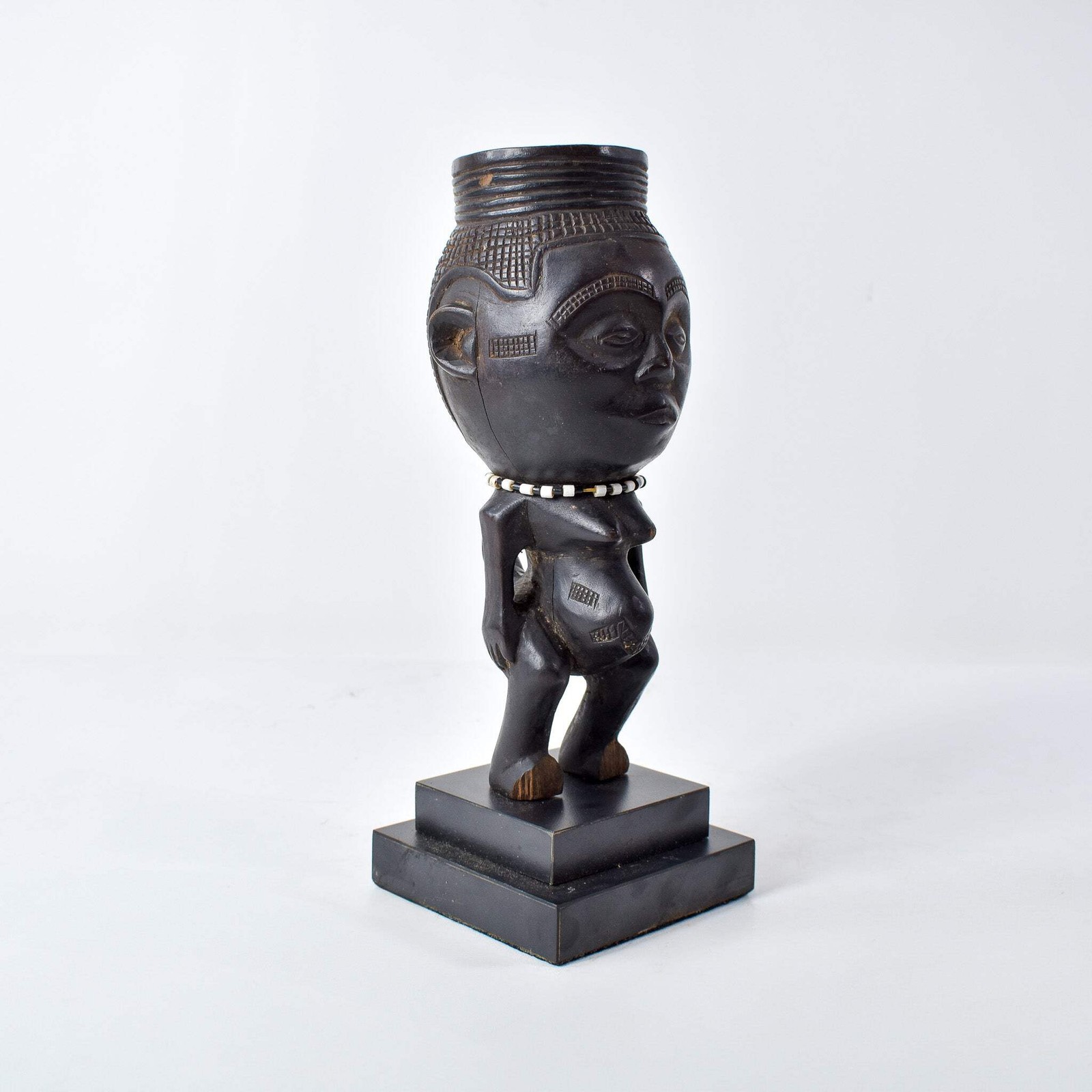 Kuba Figural Cup on Custom Base Congo