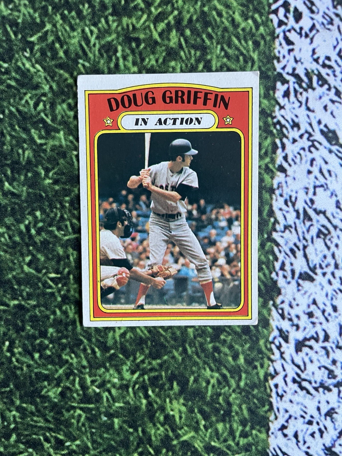 1972 Topps Baseball Doug Griffin In Action #704 EX Low Shipping 1972 Topps Baseball Doug Griffin In Action #704 EX Low Shipping