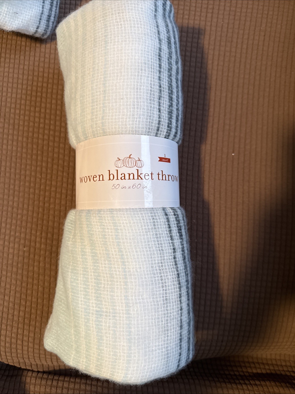 Woven chenille blanket throw - Tonal Green - Looks Blue 50”x60” 100% Polyester Woven chenille blanket throw - Tonal Green - Looks Blue 50”x60” 100% Polyester