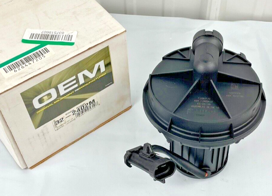 OEM 32-2402M Secondary Air Injection Smog Pump, Reman for GM models in chart OEM 32-2402M Secondary Air Injection Smog Pump, Reman for GM models in chart