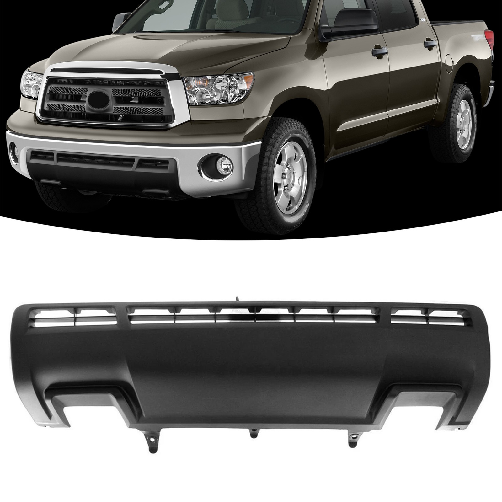 NEW Textured Front Lower Bumper Valance Cover for 2010-2013 Toyota Tundra 10-13