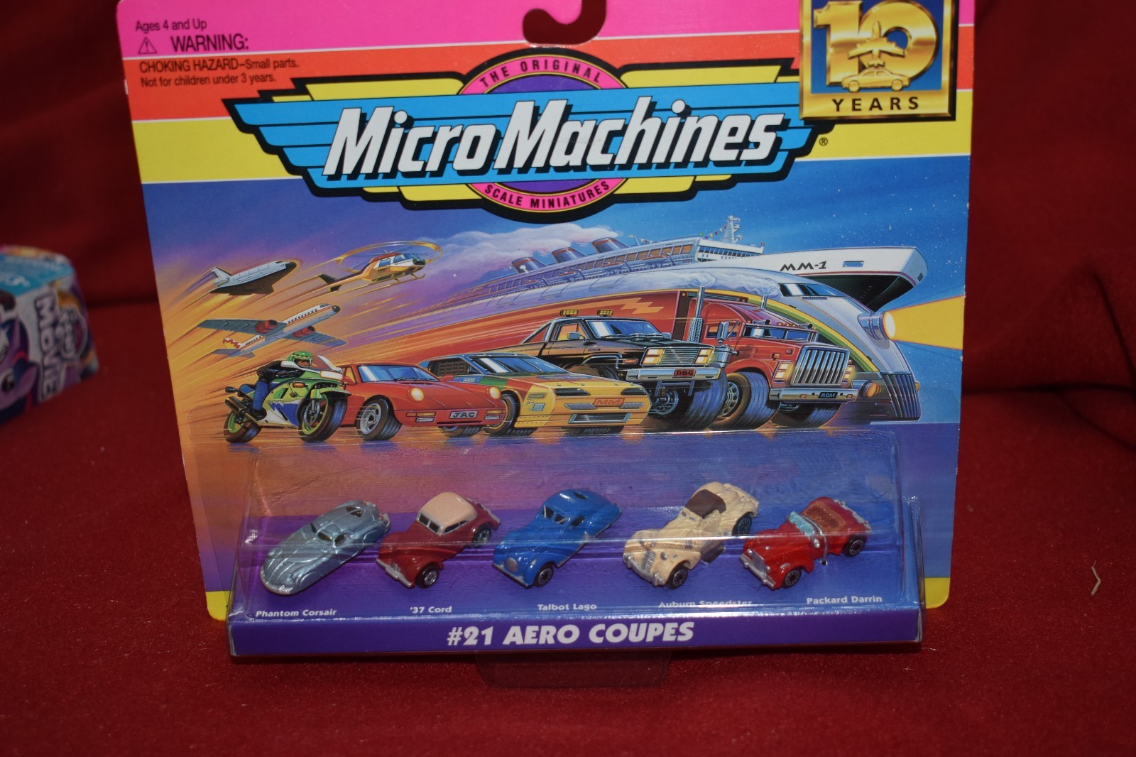 1997 Galoob Micro Machines #21 AERO COUPES Scale Miniature New On Card SEALED 1997 Galoob Micro Machines #21 AERO COUPES Scale Miniature New On Card SEALED