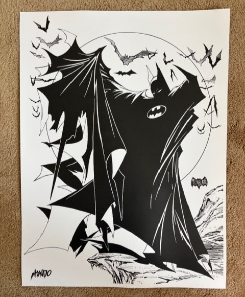 SDCC 2019 Mondo Litho Print Batman Todd McFarlane Ex. DC VISA Power 18 x 24 Inch SDCC 2019 Mondo Litho Print Batman Todd McFarlane Ex. DC VISA Power 18 x 24 Inch