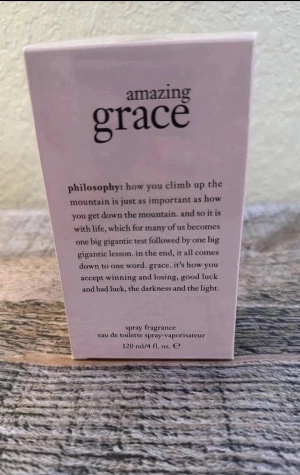Philosophy Amazing Grace Eau De Toilette Spray 4 Fl. OZ SEALED Philosophy Amazing Grace Eau De Toilette Spray 4 Fl. OZ SEALED