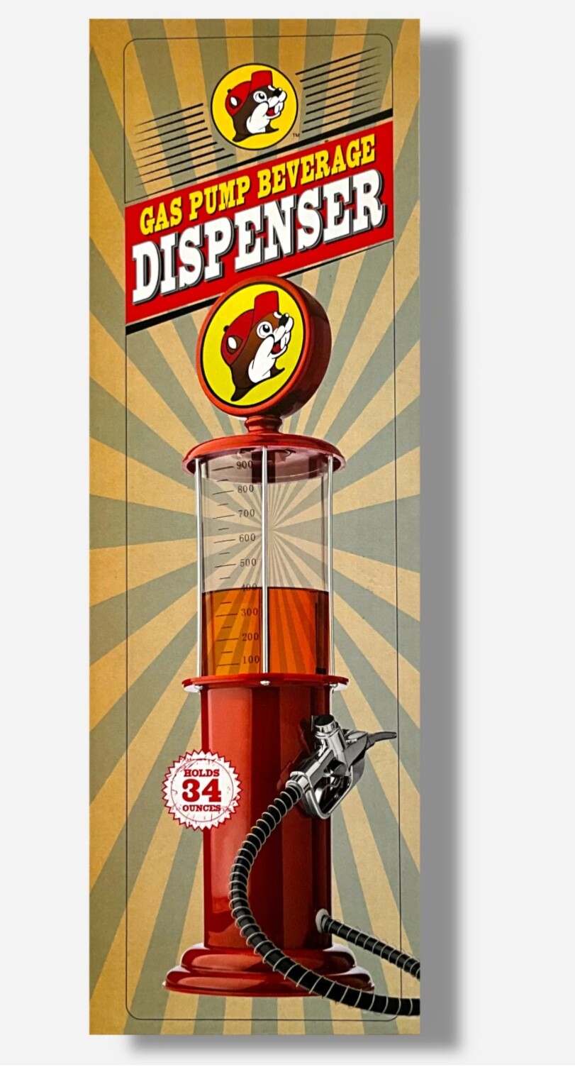 New BUCEES Buc cee Drink Gas Pump Dispenser New BUCEES Buc cee Drink Gas Pump Dispenser