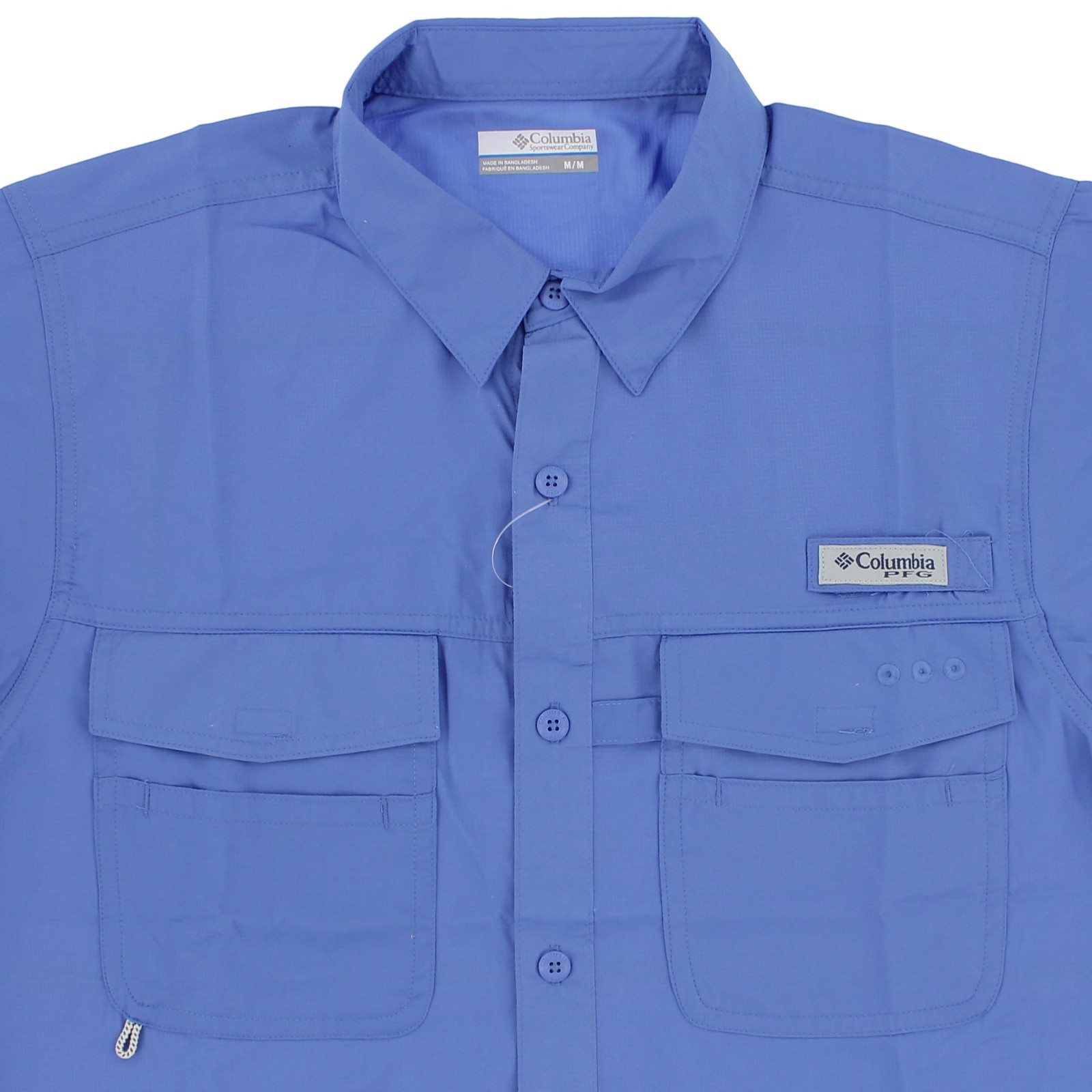 Men\'s Columbia PFG Short Sleeve Fishing Shirt, Omi-Shade UPF