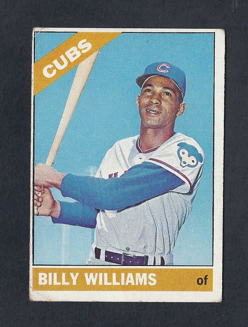 1966 TOPPS #580 BILLY WILLIAMS - CHICGO CUBS - TOUGH HIGH NUMBER