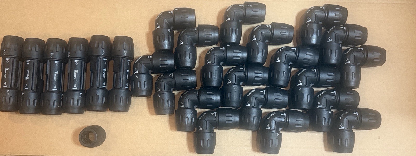 Parker Transair 25mm 1in Lot 19x 6602 Elbows 6x 6606 Unions NOS