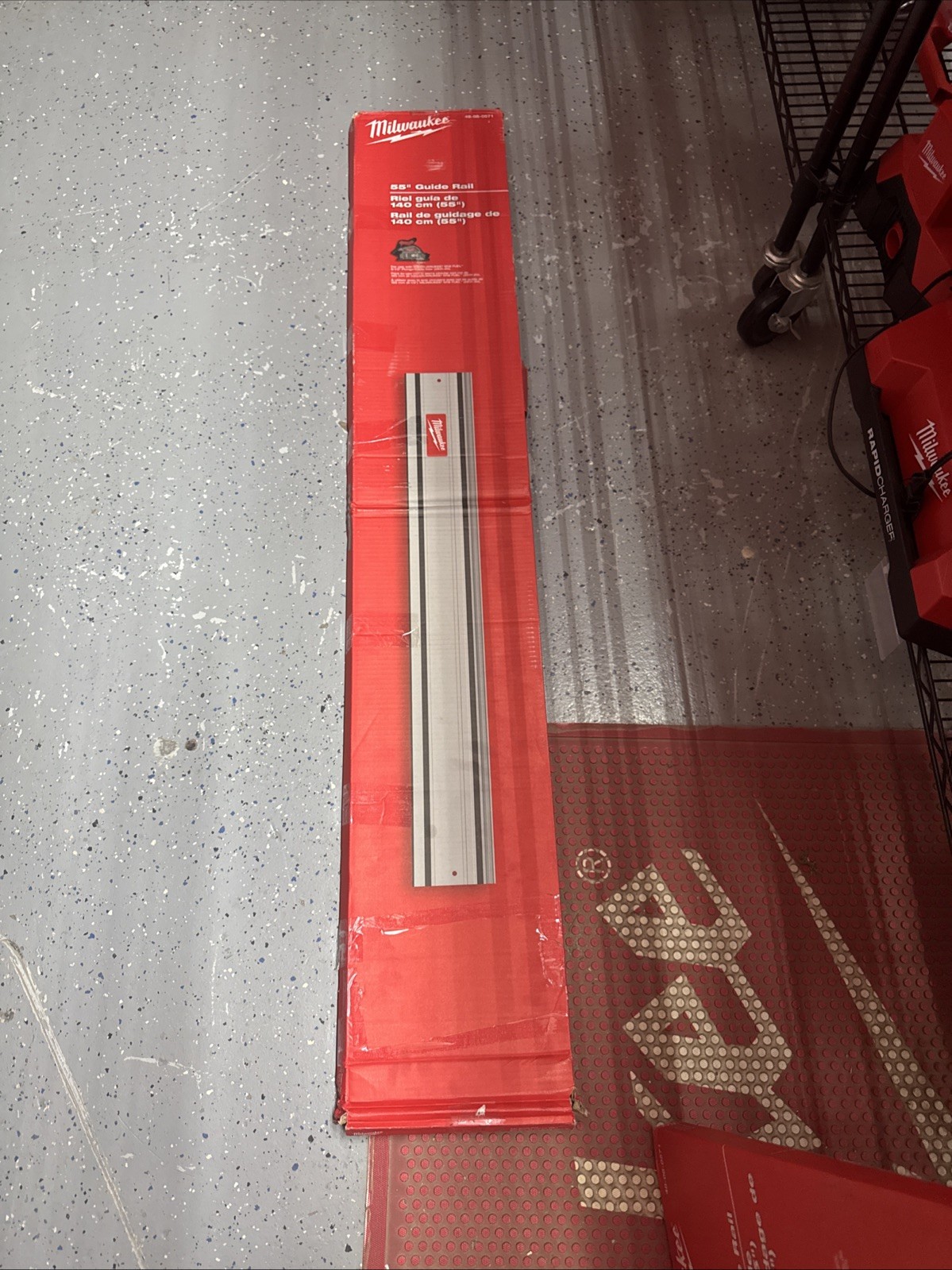 Milwaukee 48-08-0571 55 In. Track Saw Guide Rail Milwaukee 48-08-0571 55 In. Track Saw Guide Rail