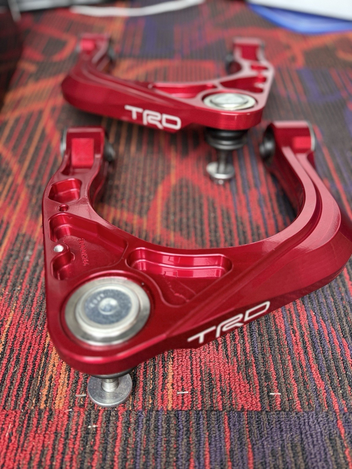 2026 TOYOTA TUNDRA/SEQUOIA TRD PRO BILLET RED UPPER CONTROL ARM SET